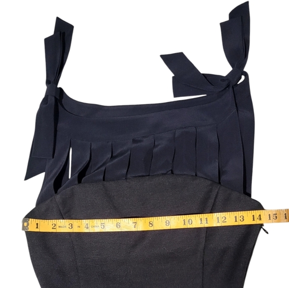 Bird by Juicy Couture bow tie strap black dress - Picture 5 of 7